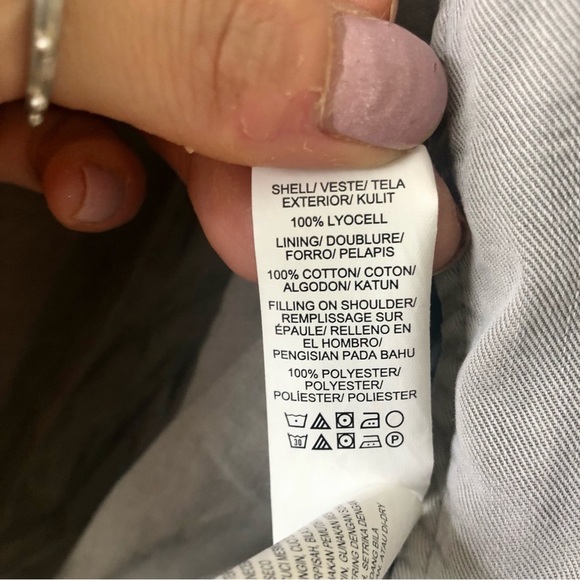 Lucky Brand Women’s Gray Lyocell Moto Jacket Size Small - Picture 6 of 10